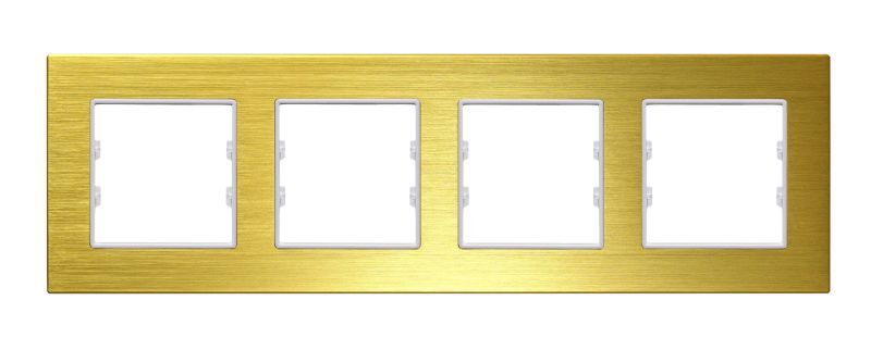 ALG504-21 AsFir Alüminyum Gold Dörtlü Çerçeve (Mekanizma Hariç) - 1