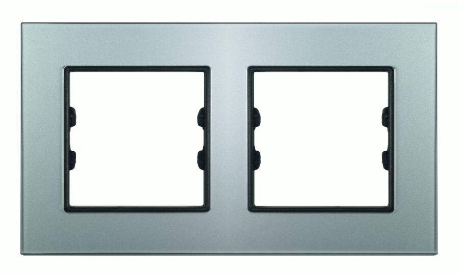 APG402-71 AsFir Pleksiglas Parlak Gümüş İkili Çerçeve (Mekanizma Hariç) - 1