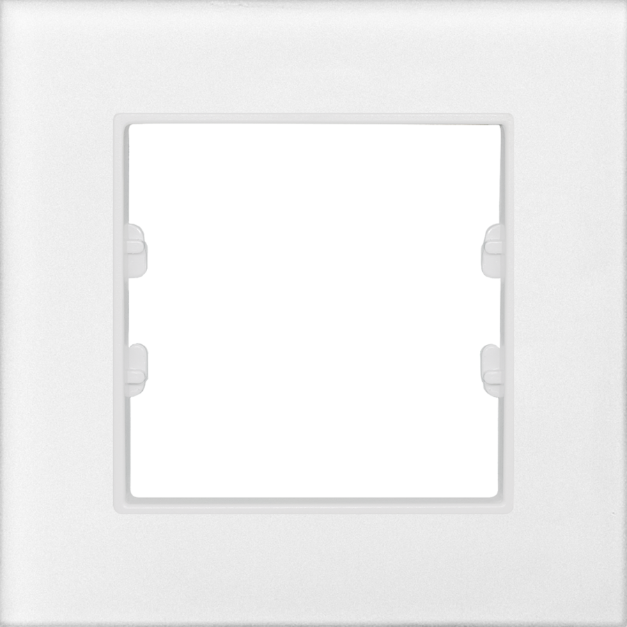 APG601-21 AsFir Pleksiglas Mat Beyaz Tekli Çerçeve (Mekanizma Hariç) - 1