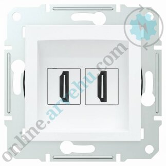 Arvehu Elektrik Beyaz HDMI - ARV8800122 - İkili - Arvehu Electric