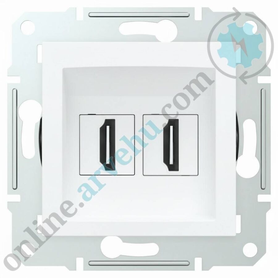 Arvehu Elektrik Beyaz HDMI - ARV8800122 - İkili - 1