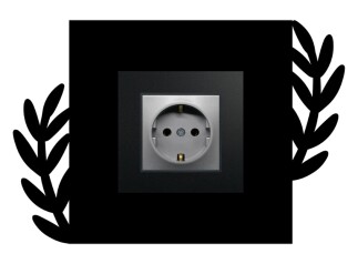 ARVDLBTKM1 - Bitki Tasarımlı Dekoratif Priz Çerçevesi Süsü - Ahşap - Tekli - 4