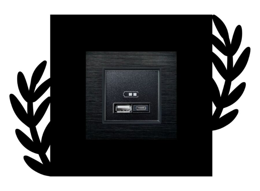 ARVDLBTKM1 - Bitki Tasarımlı Dekoratif Priz Çerçevesi Süsü - Ahşap - Tekli - 9