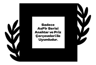 ARVDLBTKM1 - Bitki Tasarımlı Dekoratif Priz Çerçevesi Süsü - Ahşap - Tekli - Arvehu Electric
