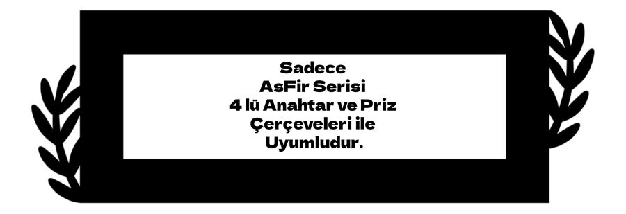 ARVDLBTKM4 - Bitki Tasarımlı Dekoratif Priz Çerçevesi Süsü - Ahşap - Dörtlü - 1