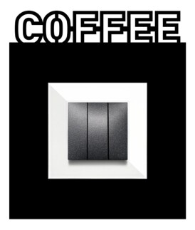 ARVDLCFFM1 - Coffee Kahve Tasarımlı Dekoratif Priz Çerçevesi Süsü - Ahşap - Tekli - 6