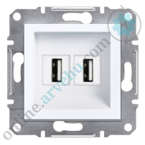 Arvehu Elektrik Beyaz Usb Priz - ARV8600122 - İkili - 1