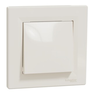EPH0100123 Schneider Asfora Tek Kutuplu Anahtar, 10AX – Krem - 1