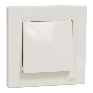 EPH0100123 Schneider Asfora Tek Kutuplu Anahtar, 10AX – Krem - 1