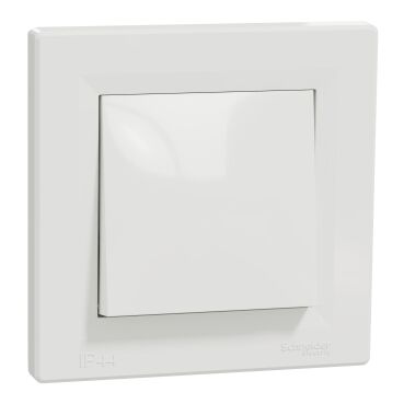 EPH0100221 Schneider Asfora – IP44 Anahtar, Çerçeveli – Beyaz - 1