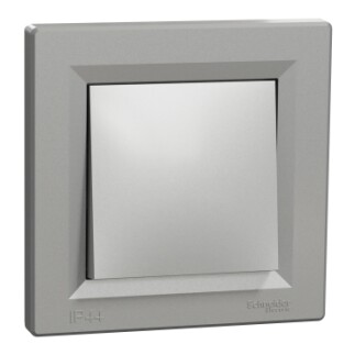 EPH0100261 Schneider Asfora – IP44 Anahtar, Çerçeveli – Alüminyum - 1