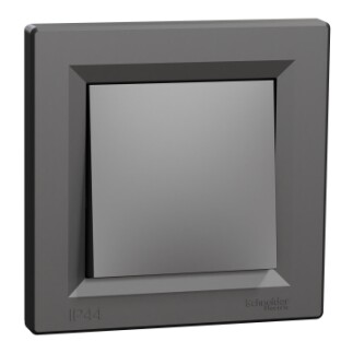 EPH0100271 Schneider Asfora – IP44 Anahtar, Çerçeveli – Antrasit - 1