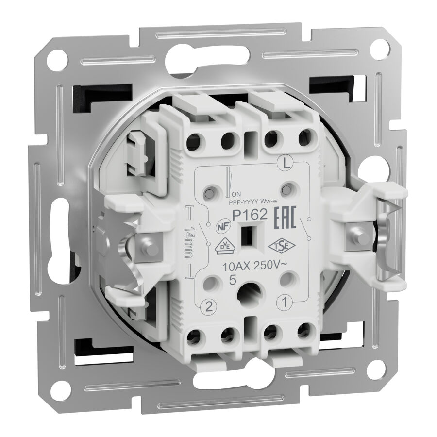 EPH0300171 Schneider Asfora - 1 Kutuplu 2 Devreli Anahtar, Çerçevesiz, Antrasit - 7