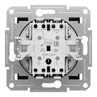 EPH0300171 Schneider Asfora - 1 Kutuplu 2 Devreli Anahtar, Çerçevesiz, Antrasit - 8