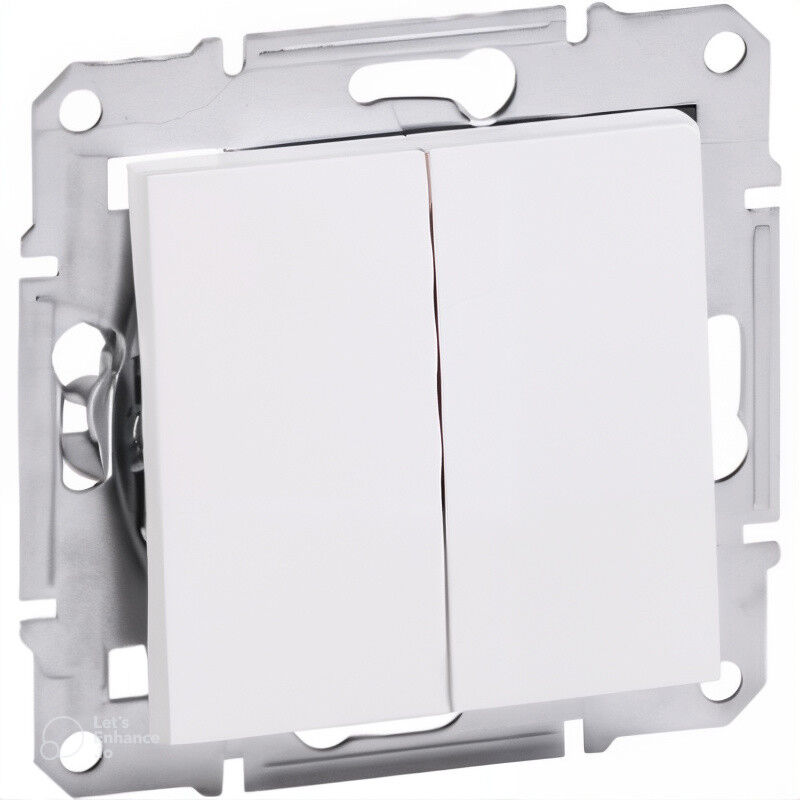 EPH0301421 Schneider Asfora Çift Anahtar – Beyaz - 1