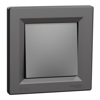 EPH0400471 Schneider Asfora - 1 Kutuplu 2 Yönlü Anahtar, Yaylı Bağlantı, Antrasit - 1