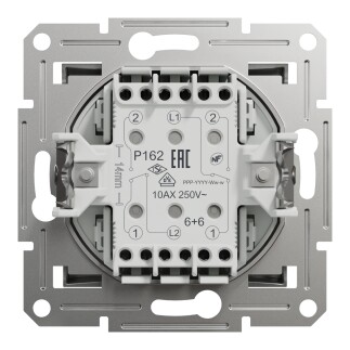 EPH0600161 Schneider Asfora İkili Vavien Anahtar – Alüminyum - 4