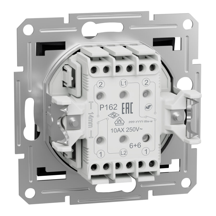EPH0600171 Schneider Asfora İkili Vavien Anahtar – Antrasit - 3