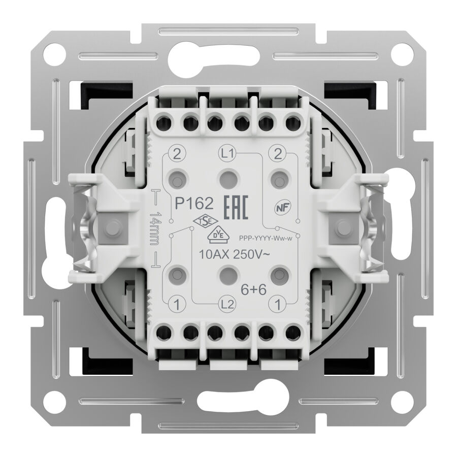 EPH0600171 Schneider Asfora İkili Vavien Anahtar – Antrasit - 4