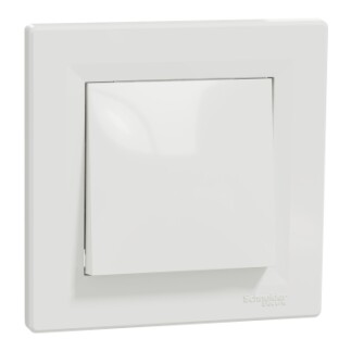 EPH0700121 Schneider Asfora - 1 Kutuplu Buton Anahtar, Vidalı Bağlantı, Beyaz - 1