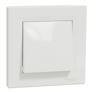 EPH0700121 Schneider Asfora - 1 Kutuplu Buton Anahtar, Vidalı Bağlantı, Beyaz - 1