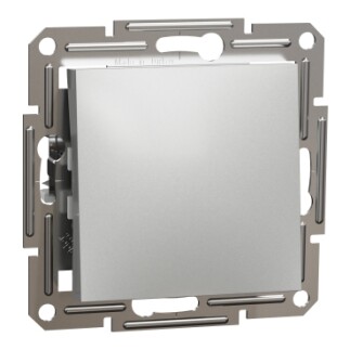 EPH0700161 Schneider Asfora - 1 Kutuplu Buton Anahtar, Yaylı Bağlantı, Alüminyum - 1