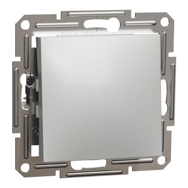 EPH0700161 Schneider Asfora - 1 Kutuplu Buton Anahtar, Yaylı Bağlantı, Alüminyum - 1