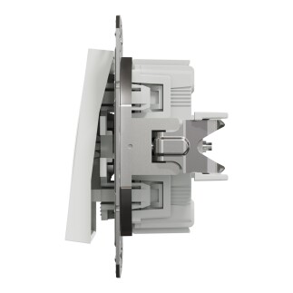 EPH0770121 Schneider Asfora - 1 Kutuplu Buton Anahtar, Çerçevesiz, Beyaz - 5