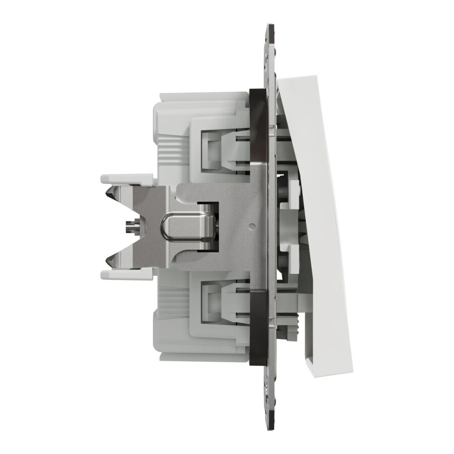 EPH0770121 Schneider Asfora - 1 Kutuplu Buton Anahtar, Çerçevesiz, Beyaz - 6