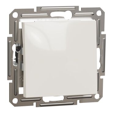 EPH0770123 Schneider Asfora - 1 Kutuplu Buton Anahtar, Çerçevesiz, Krem - 1