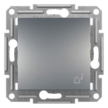 EPH0800162 Schneider Asfora - 1 Kutuplu Buton Anahtar, Yaylı Bağlantı, Çelik - 1