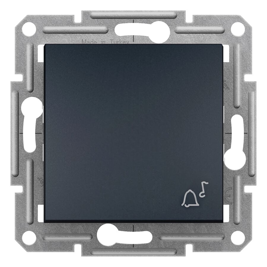 EPH0800171 Schneider Asfora - Zil İşaretli Liht Buton, Vidalı Bağlantı, Antrasit - 1