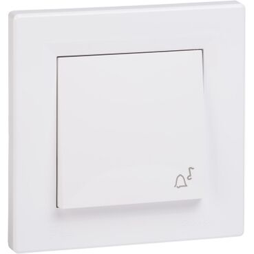 EPH0800221 Schneider Asfora Zil Butonu – Beyaz - 1