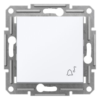 EPH0870121 Schneider Asfora Zil İşaretli Liht Buton – Beyaz - 1