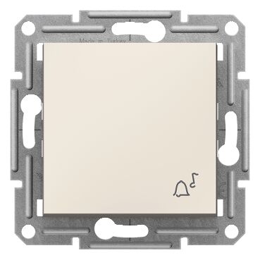 EPH0870123 Schneider Asfora Zil İşaretli Liht Buton – Krem - 1