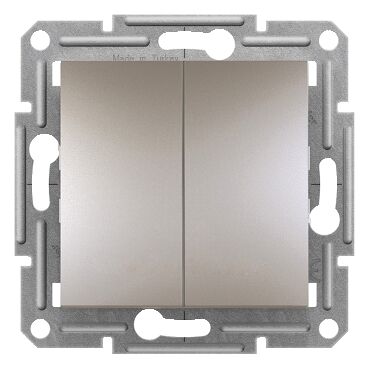 EPH1100369 Schneider Asfora Çiftli Buton – Bronz - 1