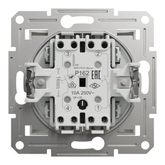EPH1170121 Schneider Asfora - Çift Buton Anahtar, Vidalı Bağlantı, Beyaz - 8