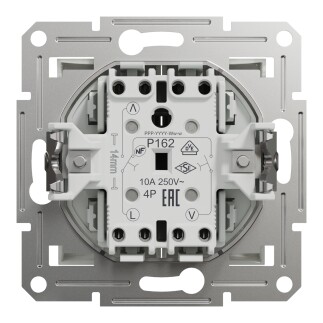 EPH1370121 Schneider Asfora - Jaluzi Butonu, Vidalı Bağlantı, Beyaz - 4