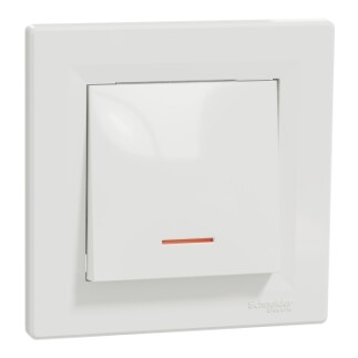 EPH1400121 Schneider Asfora - Tek Kutuplu Anahtar, Vidalı Bağlantı, Beyaz - 1