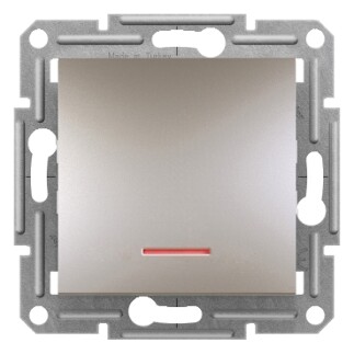 EPH1400369 Schneider Asfora 1'li Anahtar – Bronz - 1