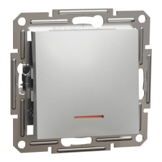 EPH1500161 Schneider Asfora 1'li Vavien Anahtar – Alüminyum - 1