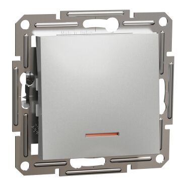 EPH1500161 Schneider Asfora 1'li Vavien Anahtar – Alüminyum - 1