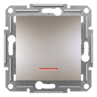EPH1600169 Schneider Asfora Işıklı Buton – Bronz - 1