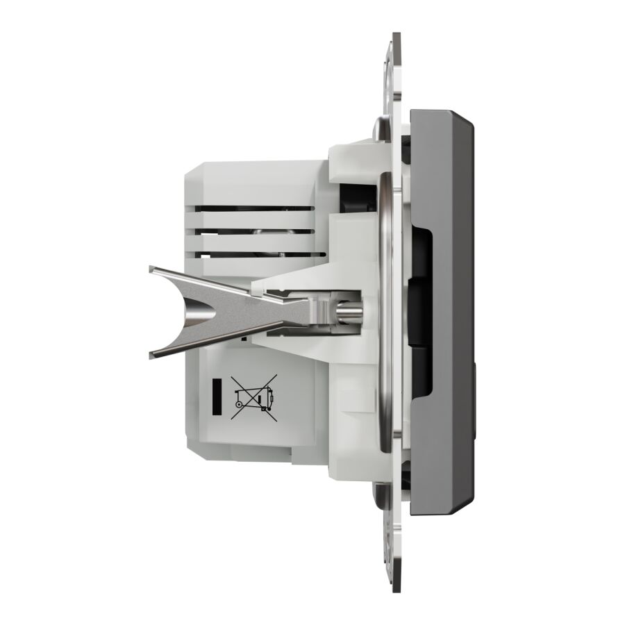 EPH2700371 Schneider Asfora İkili USB Priz Type A+C, 2.4A – Antrasit - 7