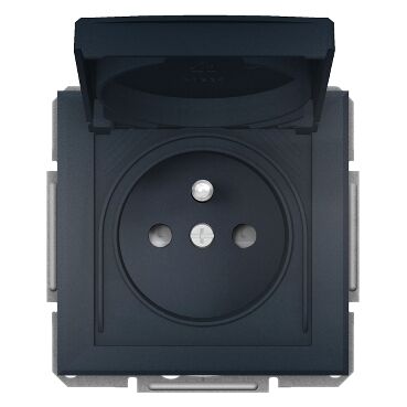 EPH2800671 Schneider Asfora UPS Priz, 16A, IP44 – Antrasit - 1