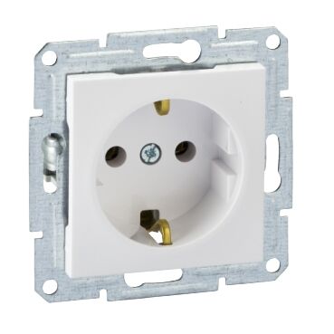 EPH2900721 Schneider Asfora – UPS Priz, 16A, Çocuk Korumalı – Beyaz - 1