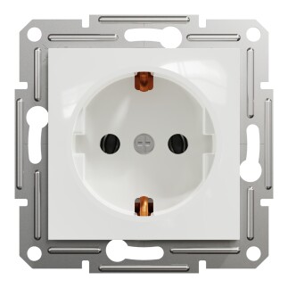 EPH2970121 Schneider Asfora – Topraklı Priz, 16A – Beyaz - Schneider Electric (1)