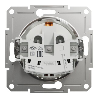 EPH2970221 Schneider Asfora – Topraklı Priz, 16A, Çocuk Korumalı – Beyaz - 4