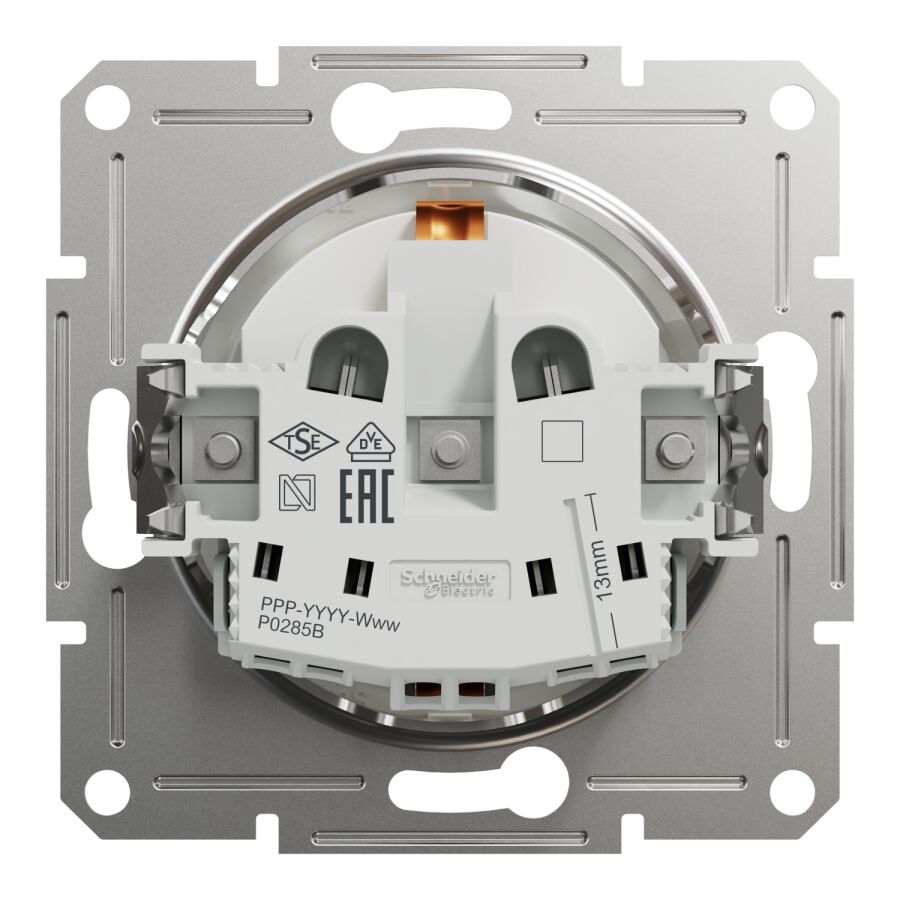 EPH2970221 Schneider Asfora – Topraklı Priz, 16A, Çocuk Korumalı – Beyaz - 4