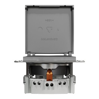 EPH3100171 Schneider Asfora Kapaklı Topraklı Priz – Antrasit - 6